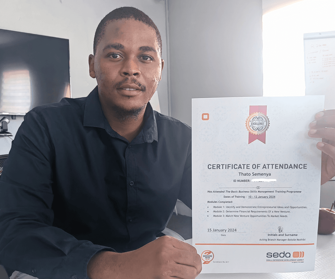 Completed SEDA Business Management Course